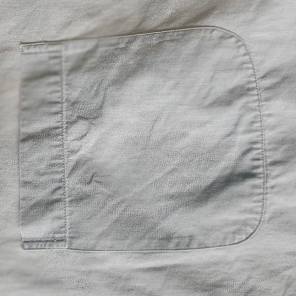 Chest 50-52" Collar 41-42cm Denim Short Sleeve Shirt - Picture 3 of 11